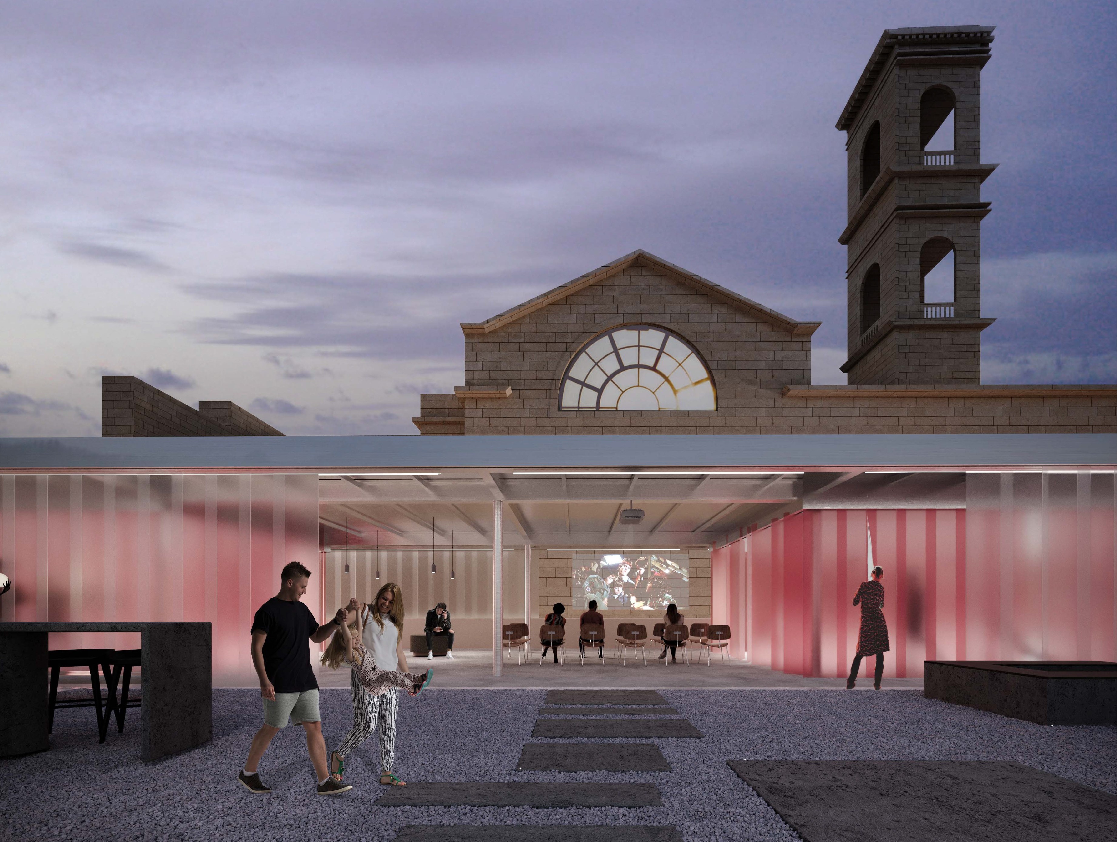 Market Interior Rendering